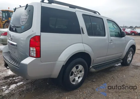 2008 Nissan Pathfinder S z USA, uszkodzony, nr VIN 5N1AR18B58C602940